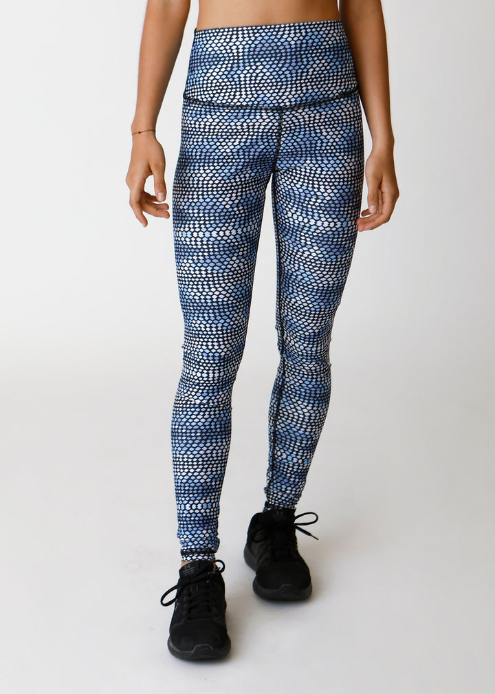 Leggins Víbora azul
