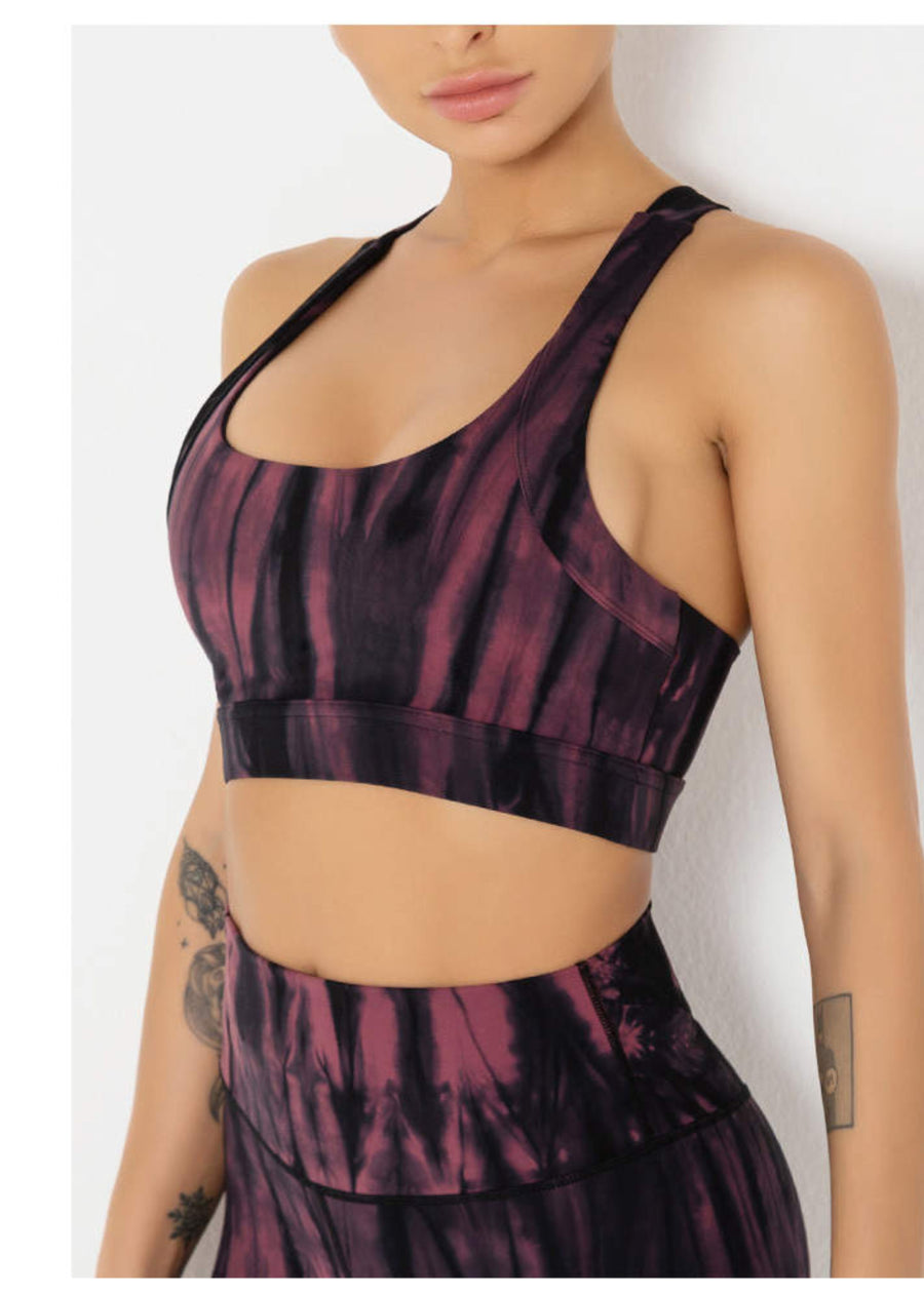 Top Tie Dye Morado