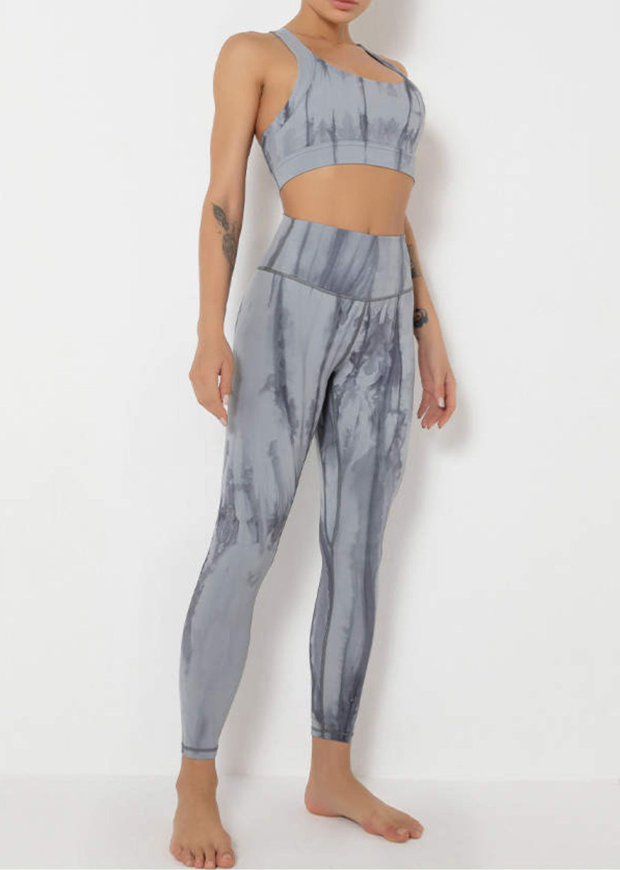 Leggins Tie Dye Gris