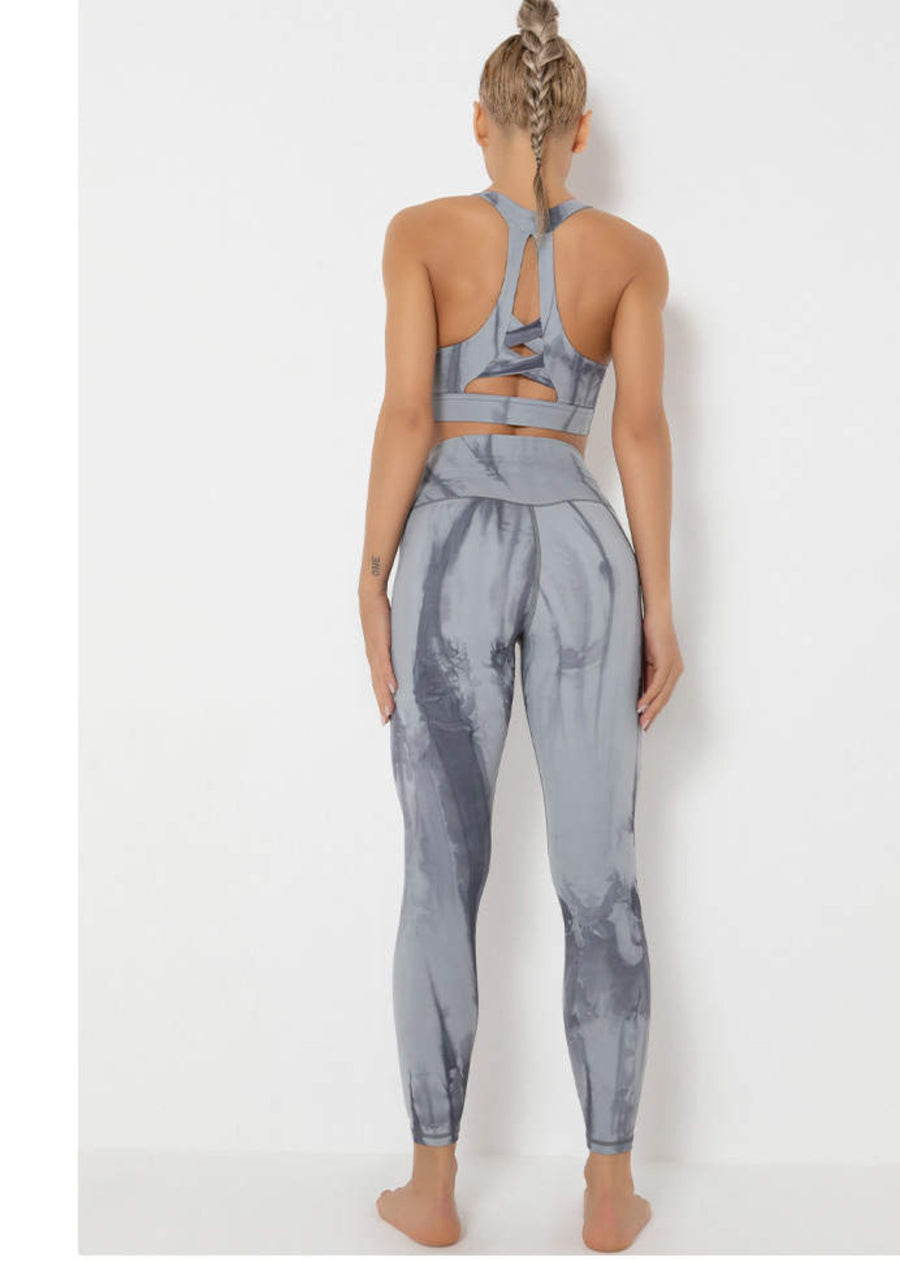 Leggins Tie Dye Gris