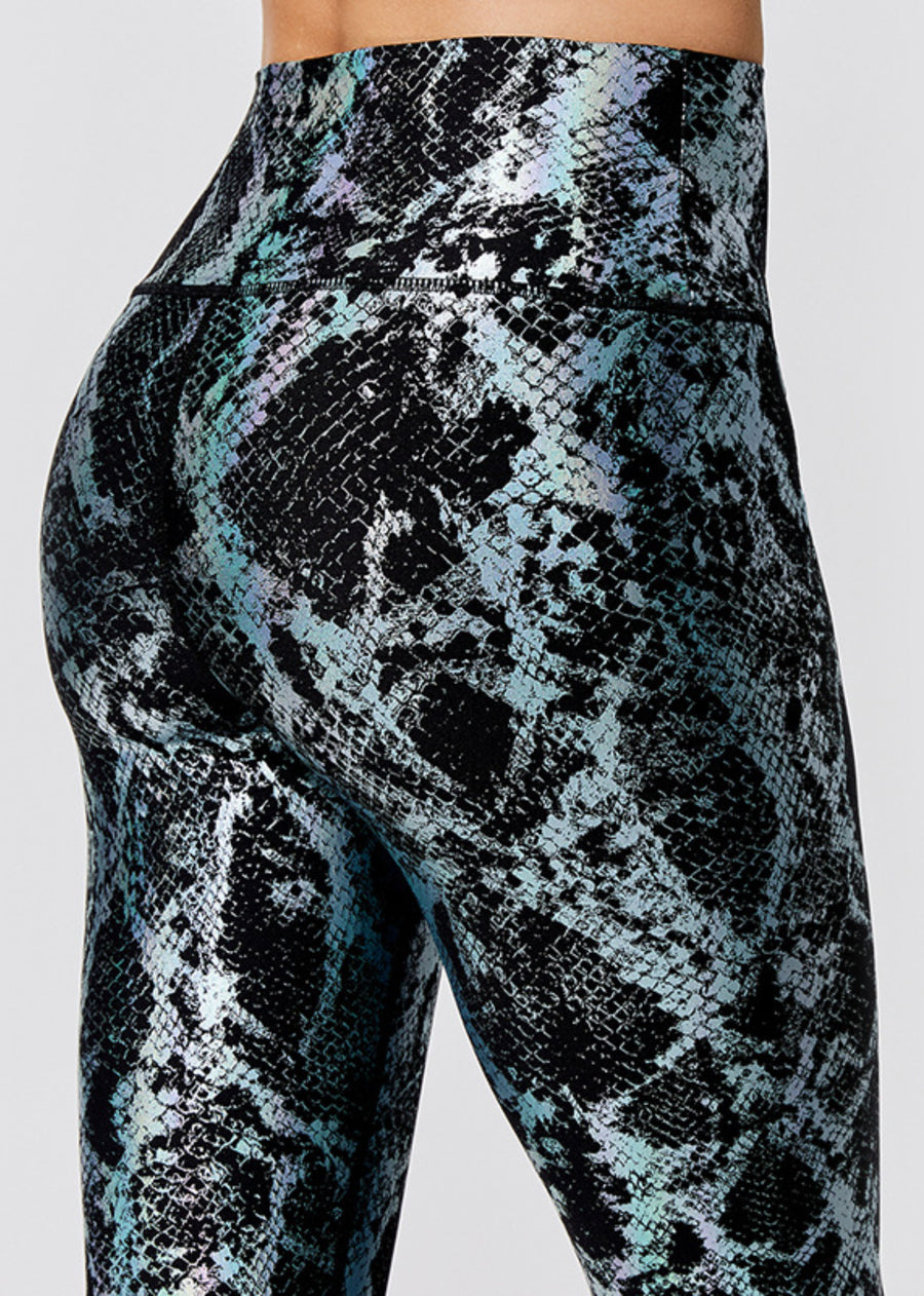Leggins Snake metal tornasol