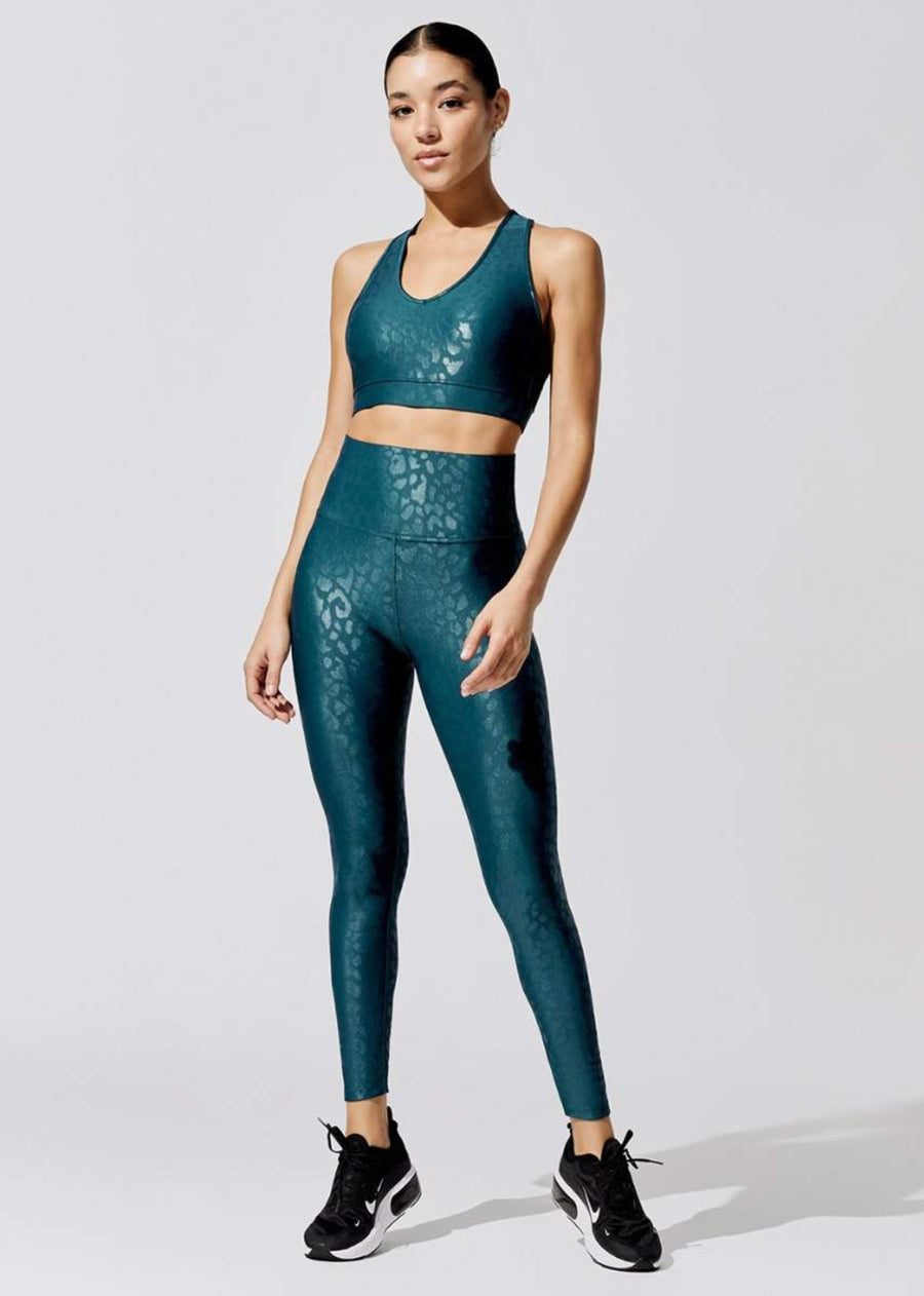 Leggins Leo brillo verde
