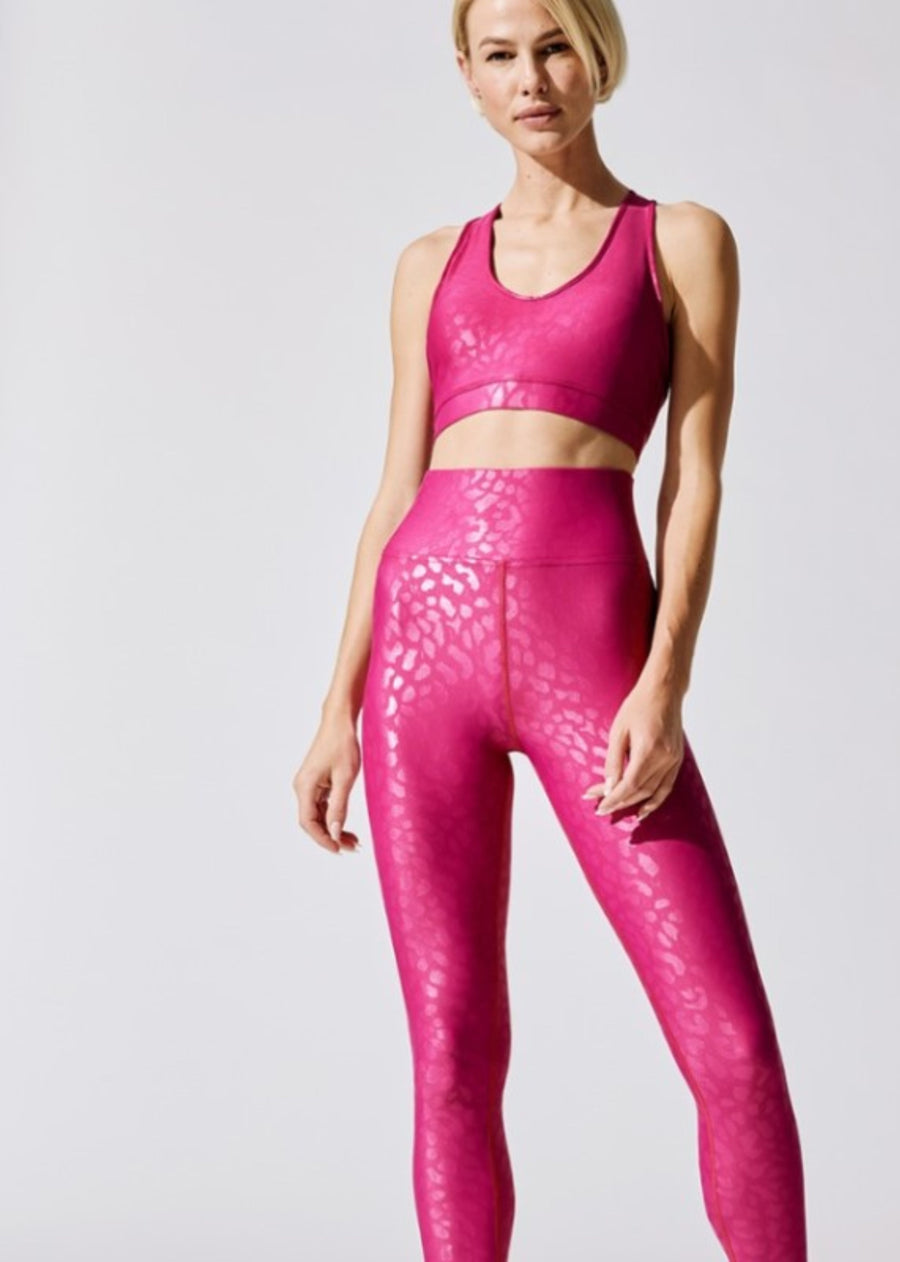 Leggins Leo brillo fucsia
